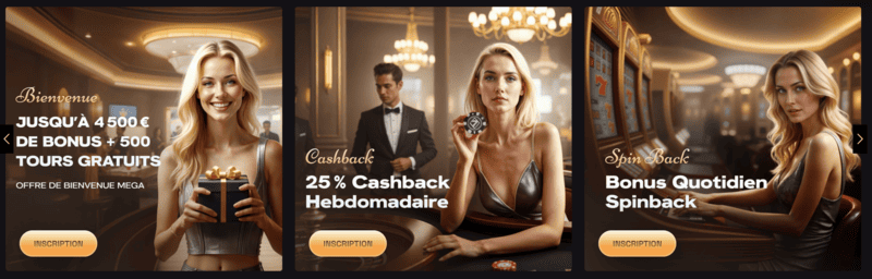 Capture d'&eacute;cran bonus Sevenplay Casino