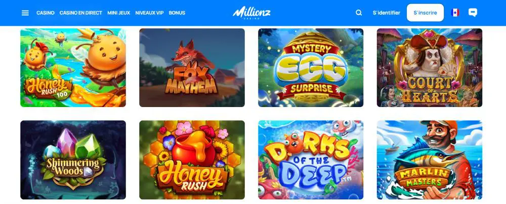 Jeux sur Millionz