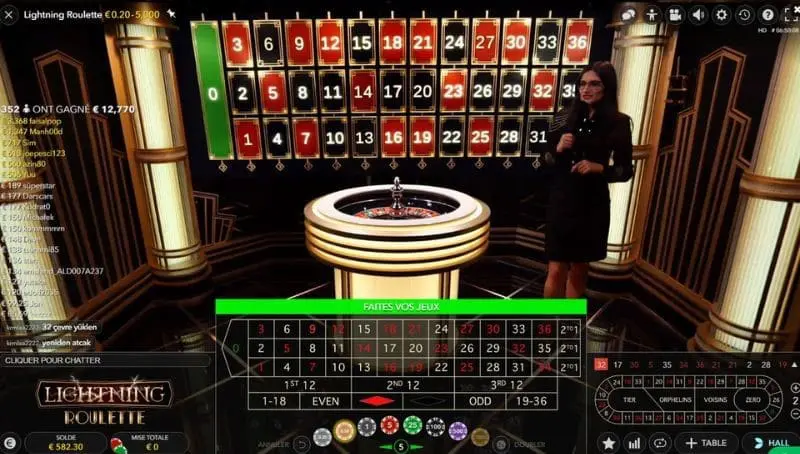 lightning roulette evolution