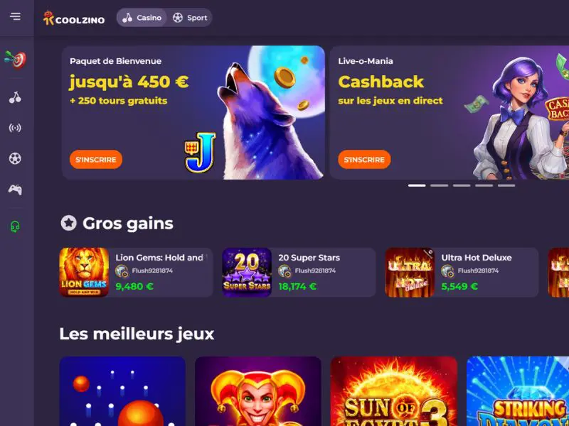 Review de Coolzino Casino : Une Plateforme Incontournable pour les Joueurs Français