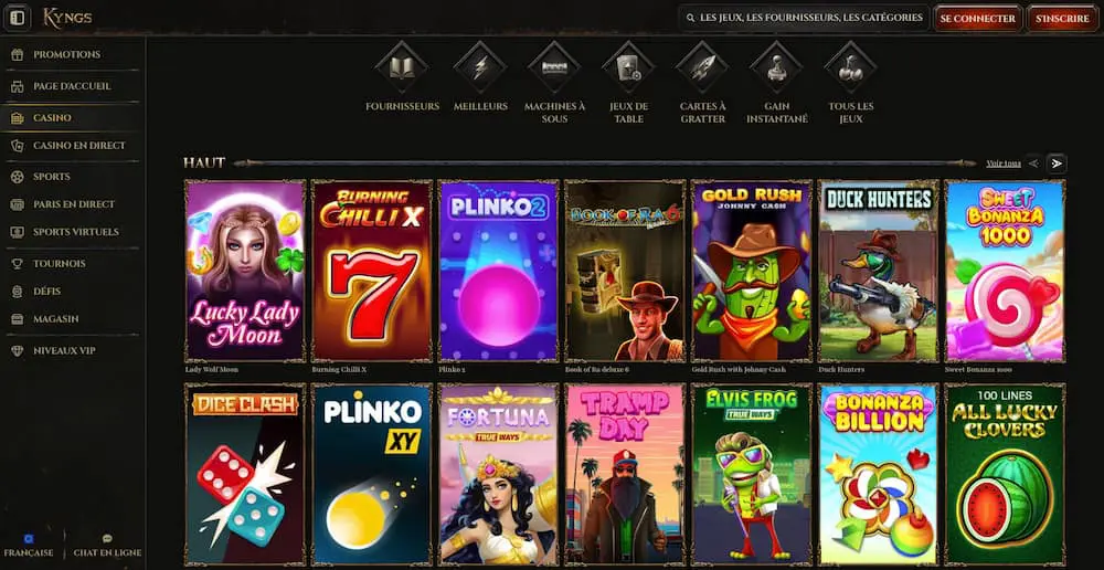 jeux kyngs casino
