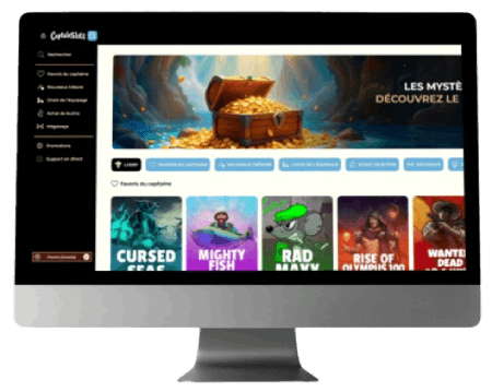 Interface ordinateur Captain Slots