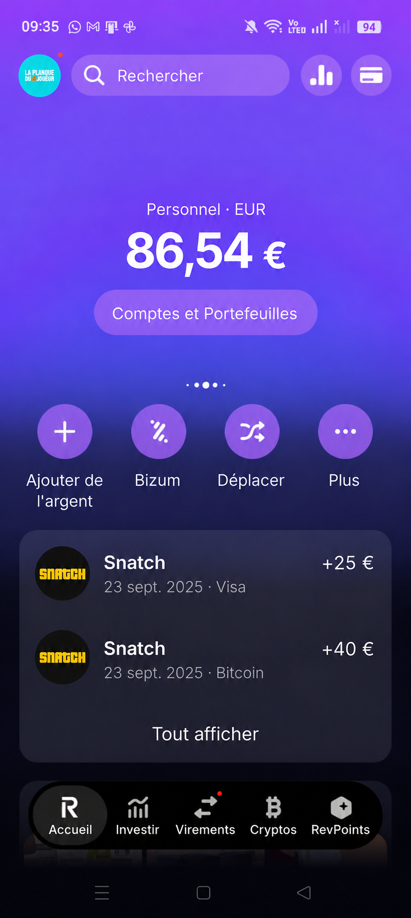 Preuve de retrait sur Snatch Casino, test de 2025