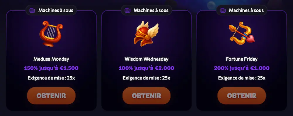 autres promotions aphrodite casino