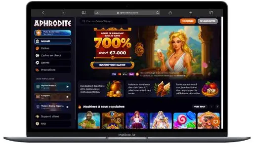 interface pc aphrodite casino