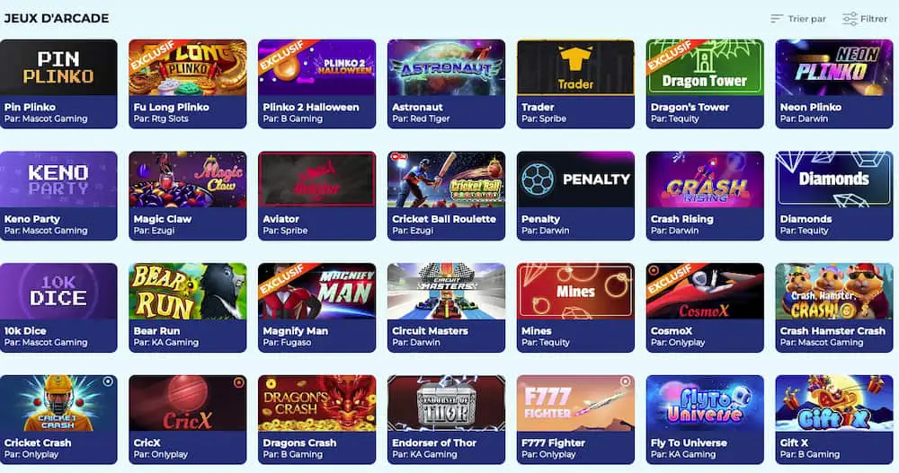 mini jeux spin dynasty casino