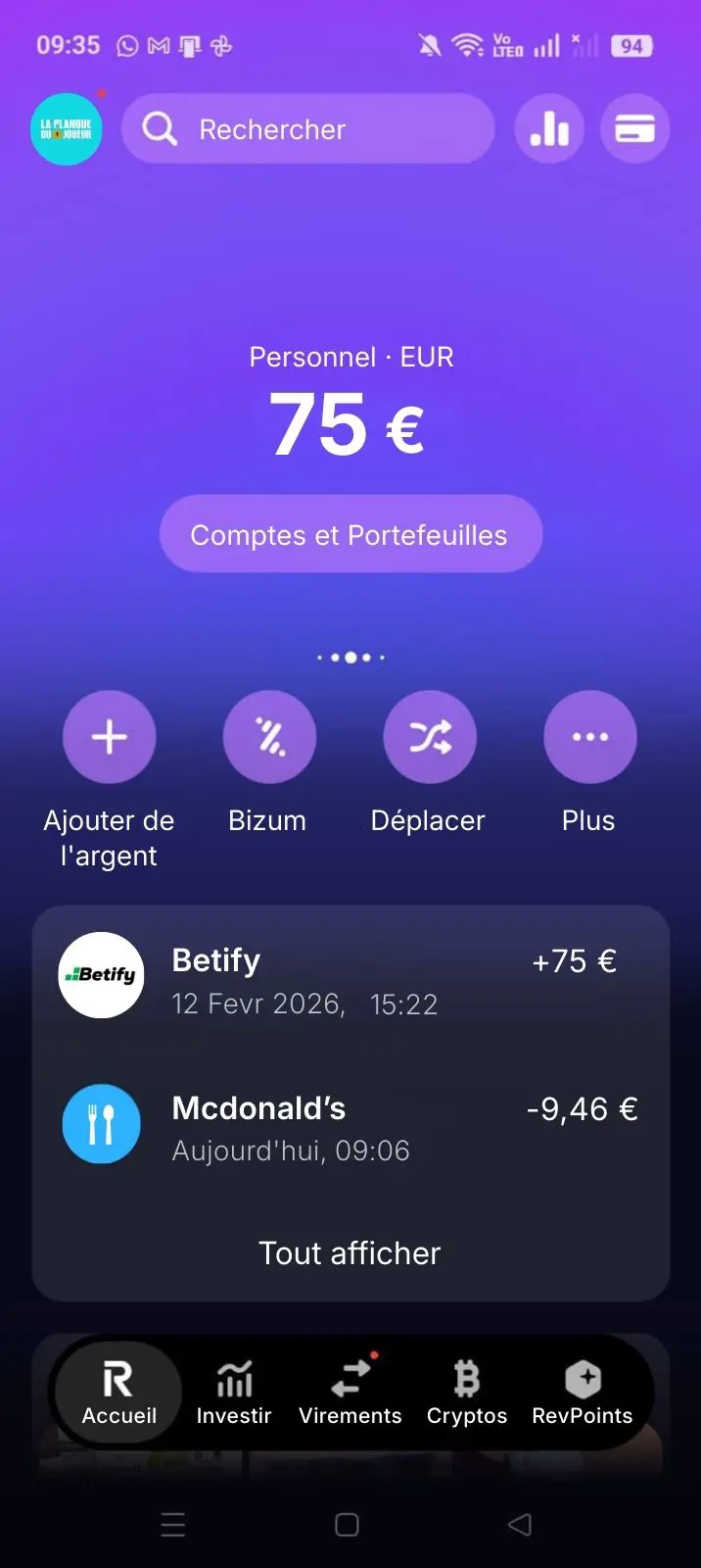 preuve de retrait betify