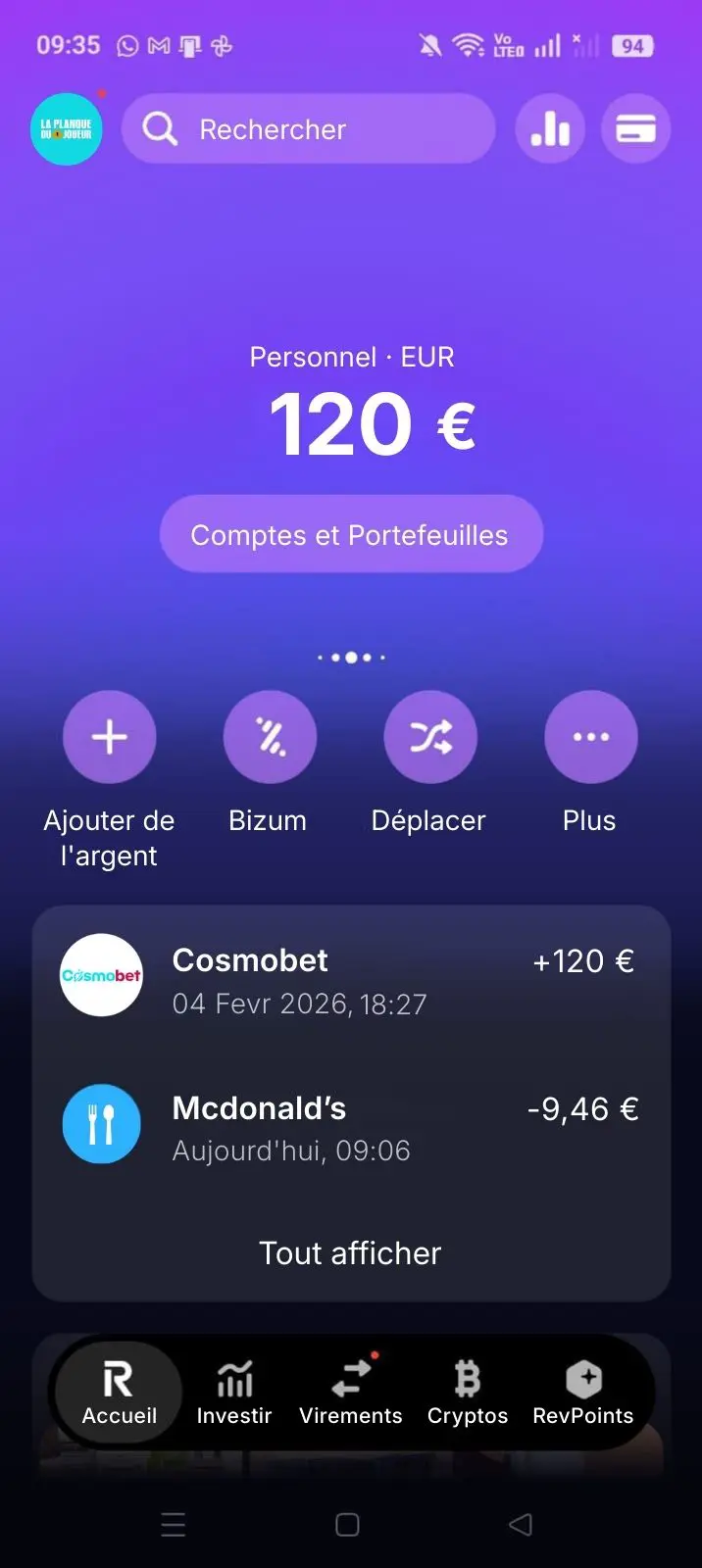 preuve de retrait cosmobet