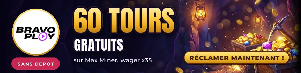 Bravoplay bonus sans dépôt