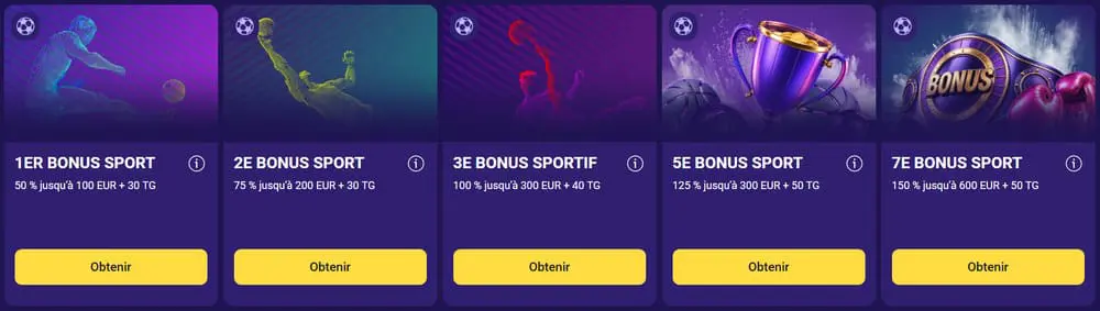 Capture d'écran bonus Igobet