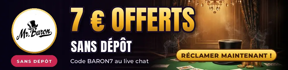 Mrbaron bonus sans dépôt
