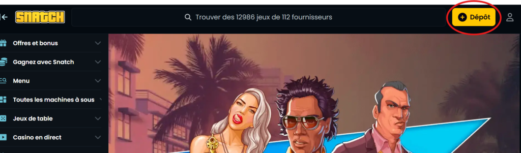 dépôt neteller - étape 1