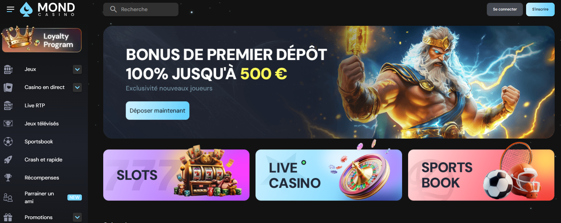 dépôt neosurf étape 1
