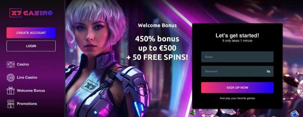 X7 casino crypto