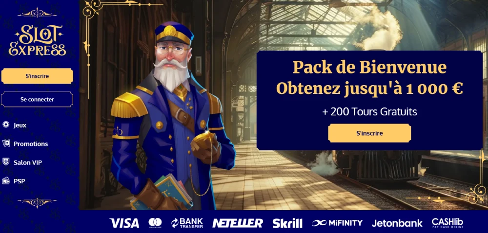accueil slotexpress casino
