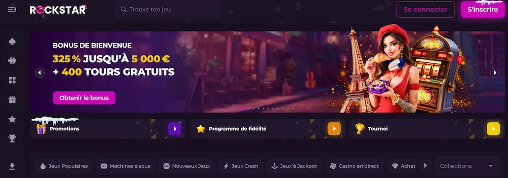 Rockstar casino dépôt 10 €