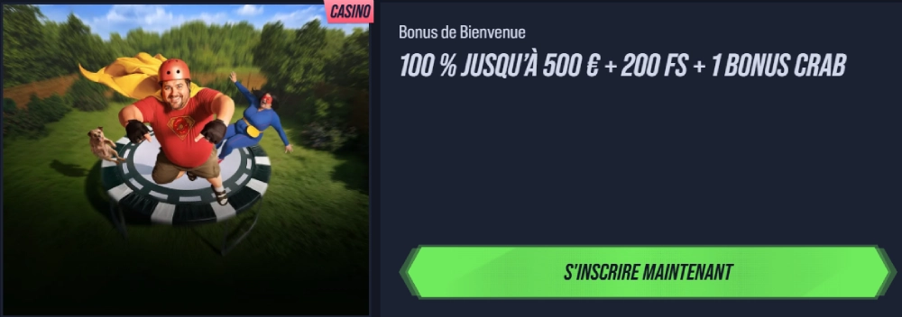 Vegas Hero casino dépôt 10 €