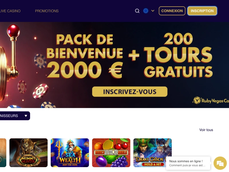 Einzahlungen im Ruby Vegas Casino: Optionen und wichtige Details