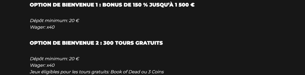 bonus de bienvenue space fortuna