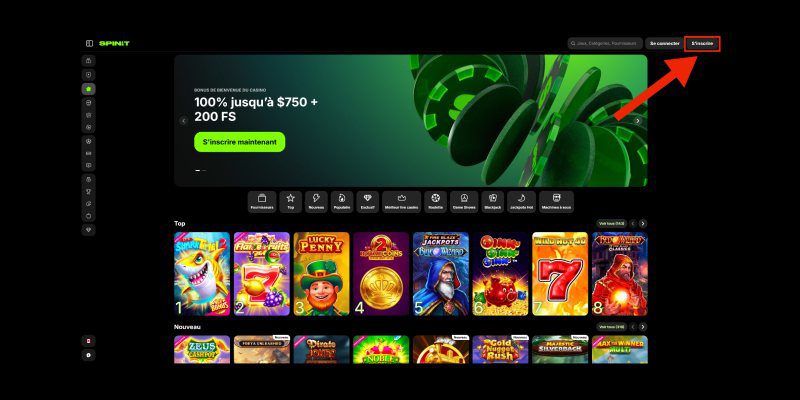 Avis Spinit Casino 2026 | Bonus 100% jusqu'à 500 € + 200 FS