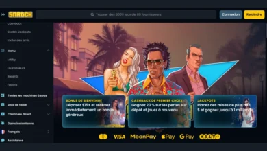 inscription sur snatch casino étape1