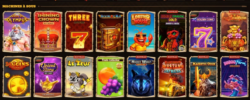 machines à sous sur lizaro casino