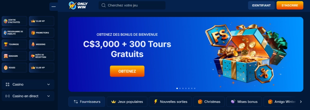casino interac onlywin casino