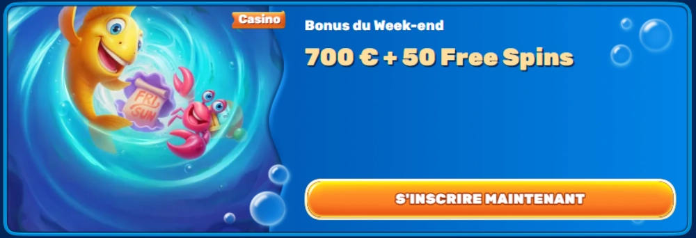 bonus weekend spinfin