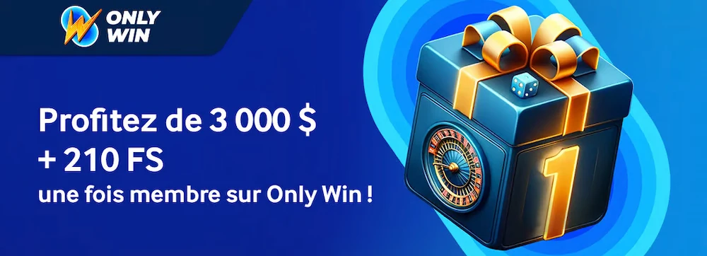 bonus de bienvenue onlywin