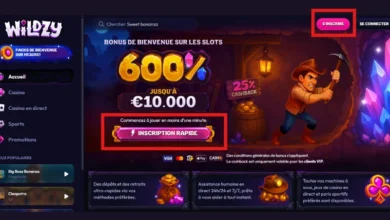 inscription wildzy &eacute;tape 2
