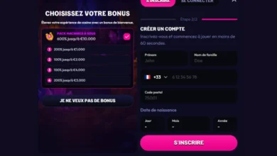 inscription wildzy &eacute;tape 4