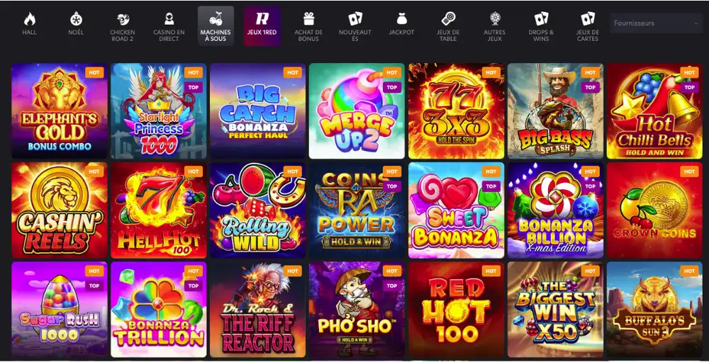 machines a sous 1red casino