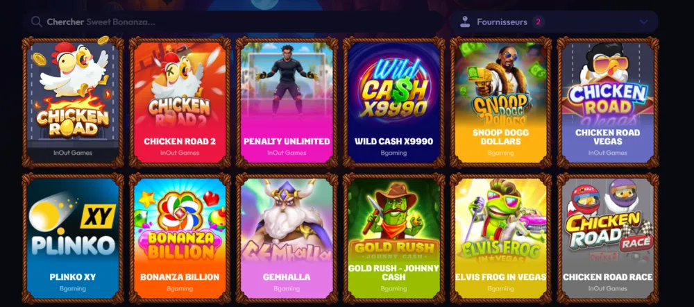mini jeux wildzy
