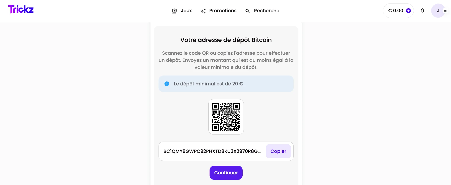 processus de d&eacute;p&ocirc;t &eacute;tape 4