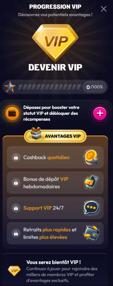 programme vip wildzy