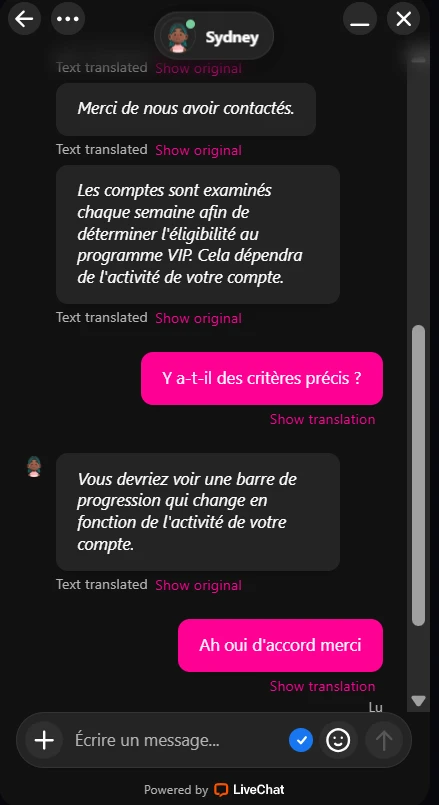 service client&egrave;le wildzy