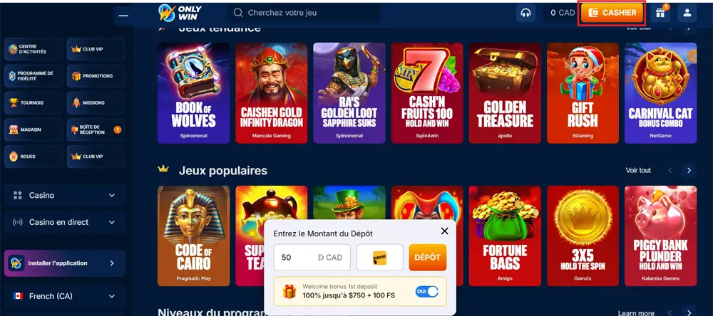 &eacute;tape 2 retirer paypal casino en ligne