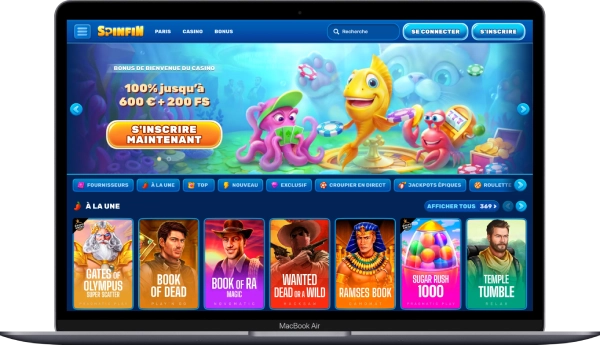 spinfin casino sur ordinateur