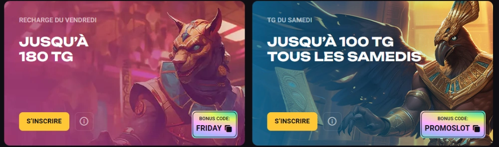 bonus hebdomadaires amonbet