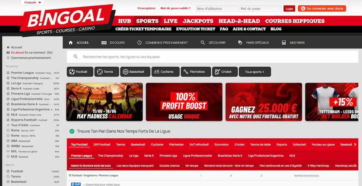 paris sportifs bingoal