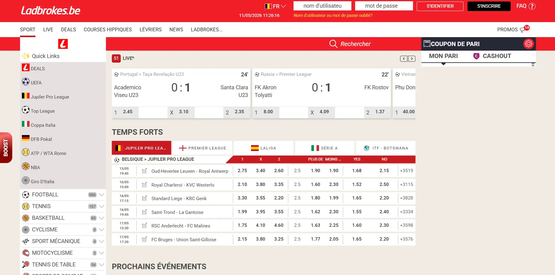 paris sportifs ladbrokes