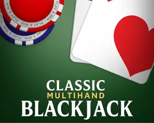 classic multihand blackjack logo