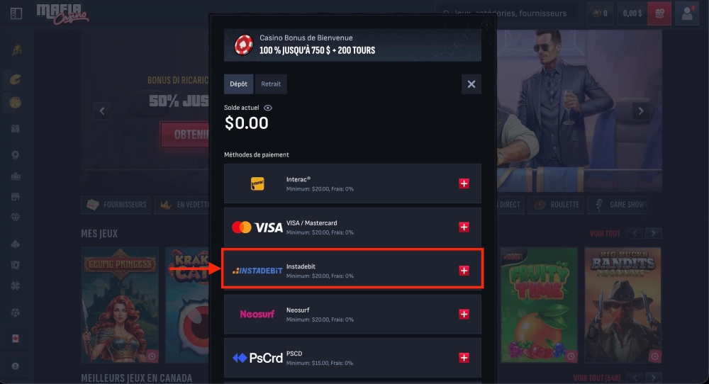 depot instadebit