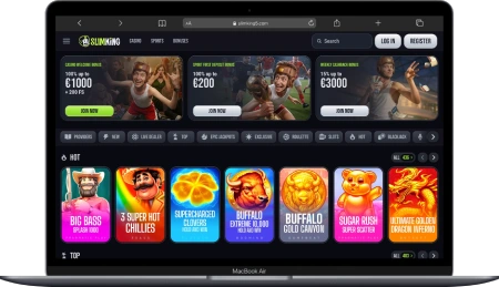 interface slimking casino