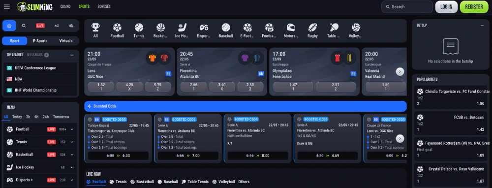 les paris sportifs sur slimking casino