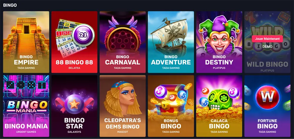 autres jeux woo casino ca