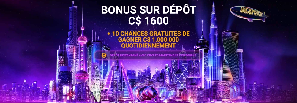 bonus de bienvenue jackpot city canada