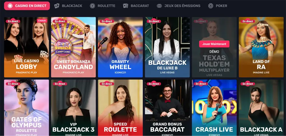 casino en direct woo casino ca