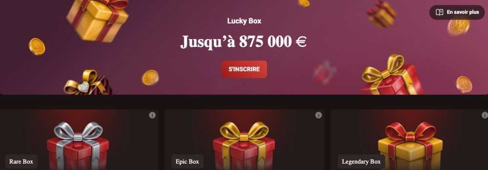 lucky box winkingdom casino