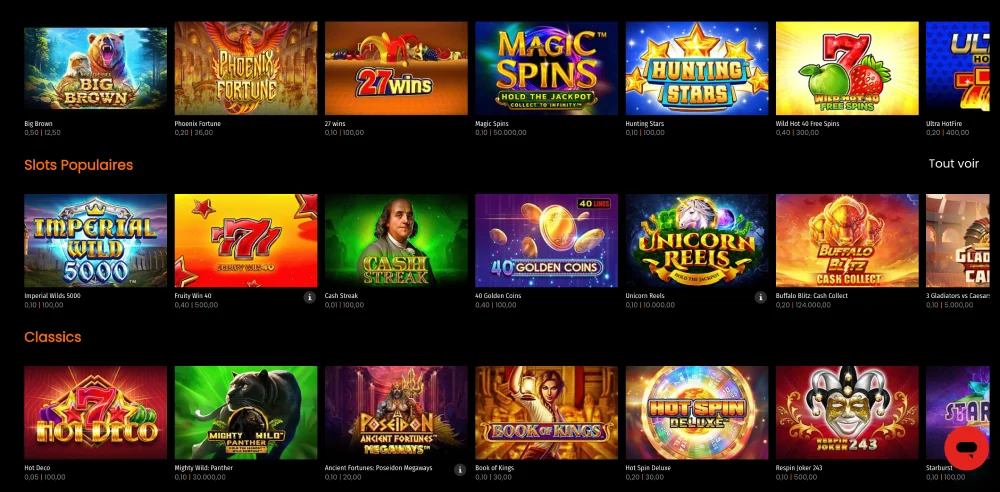 ludothèque casino suisse à retrait instantané